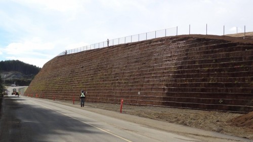 Reinforced Soil Slope, Campbell River, BC