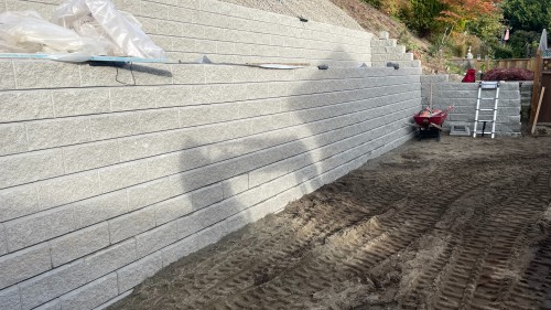 Retaining Wall, Pitt Meadows, BC