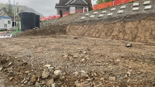 Slope stability improvement for multi-family residential project, Abbotsford, BC